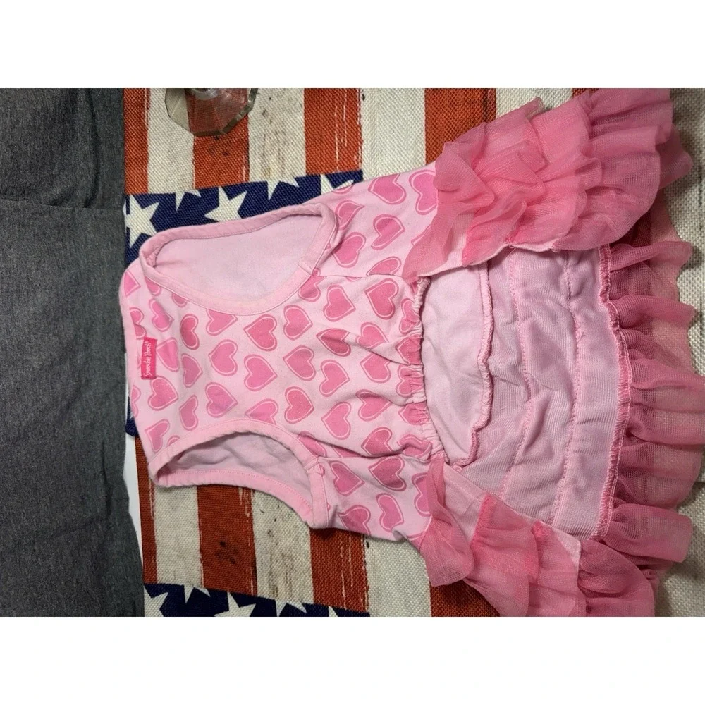 Large Smoochy Pooch Pink With Pink Hearts Pet Costume